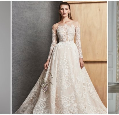 Vestido de novia corte princesa 2019