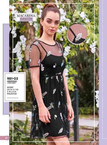 Vestido negro verano 2019