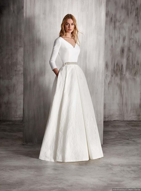 Vestido para matrimonio civil 2019