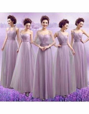 Vestidos color lila para damas honor