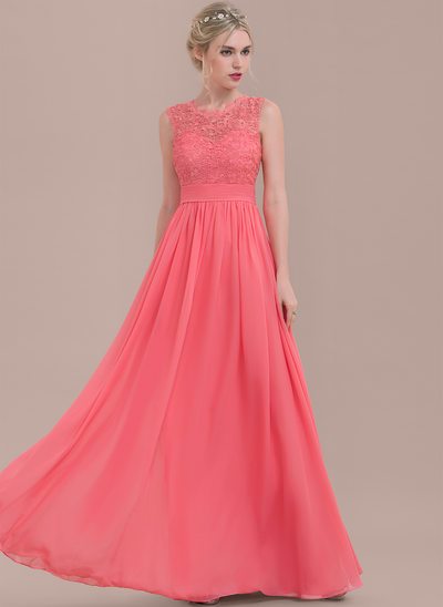 Vestidos coral para damas de honor