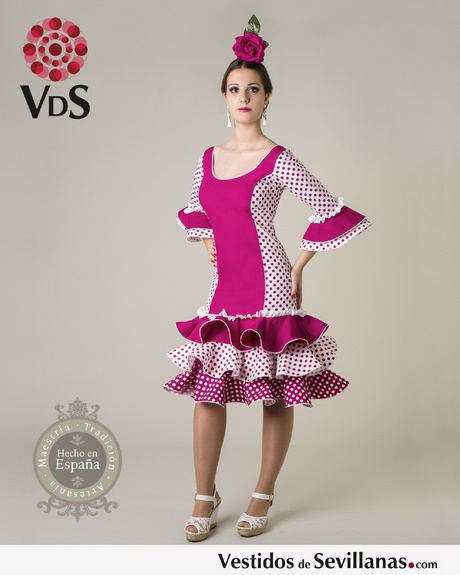 Vestidos cortos de flamenca 2019
