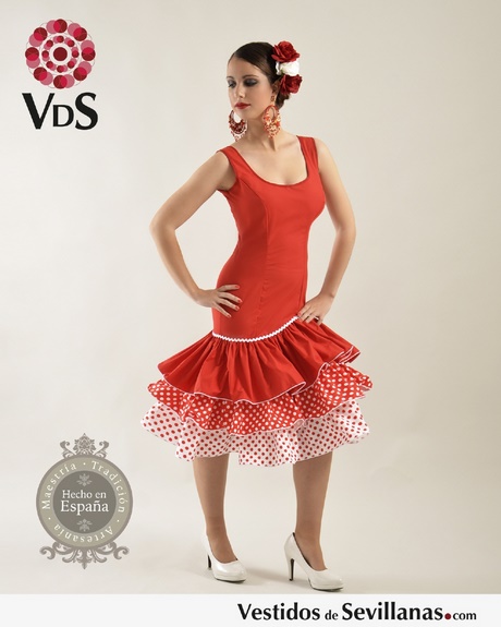 Vestidos cortos de flamenca 2019