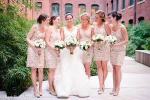 Vestidos cortos para damas de honor de boda