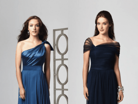 Vestidos damas azul