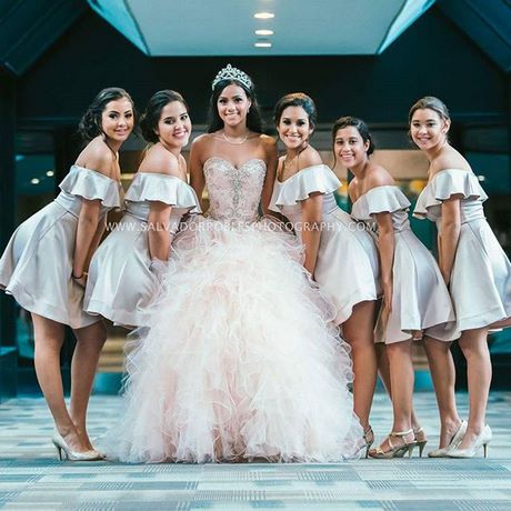 Vestidos damas de honor de 15 años