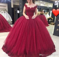 Vestidos de 15 años rojos 2019