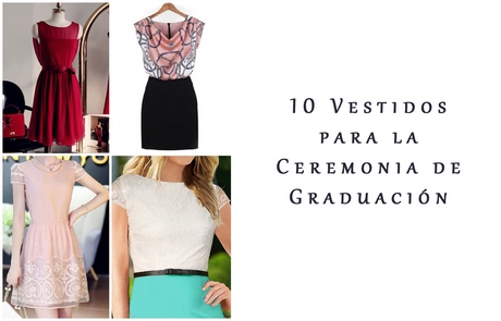 Vestidos de ceremonia de graduacion