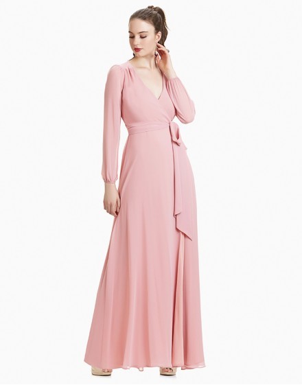 Vestidos de dama rosa
