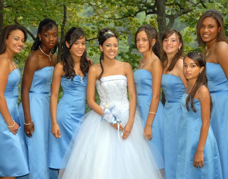 Vestidos de damas de compañia para boda