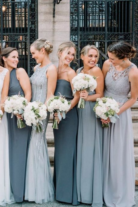 Vestidos de damas de honor de matrimonio