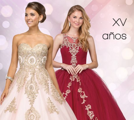 Vestidos de damas de honor de xv años