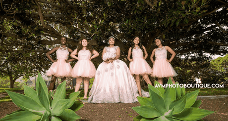 Vestidos de damas de honor de xv