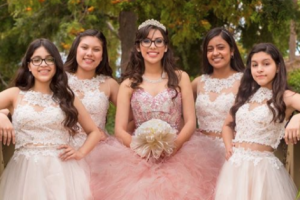 Vestidos de damas de honor para xv