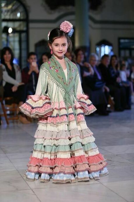 Vestidos de flamenca niña 2019