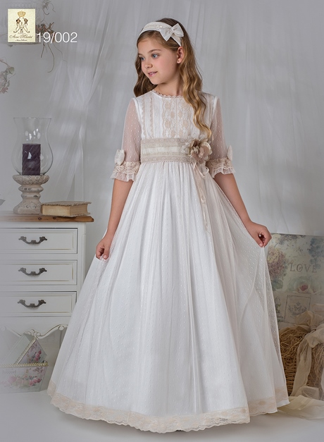 Vestidos de niña de primera comunion 2019