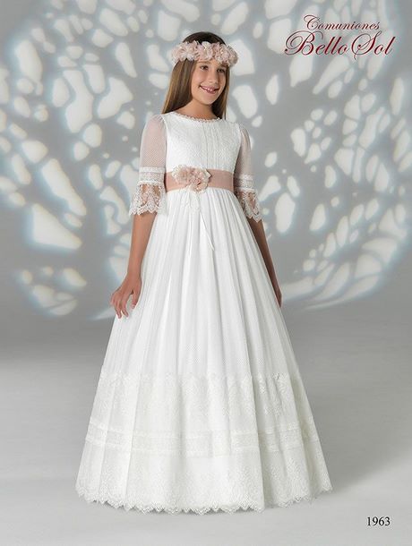 Vestidos de niña para primera comunion 2019