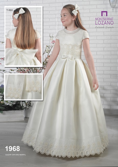 Vestidos de primera comunion niña 2019