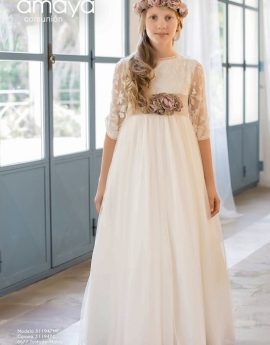 Vestidos de primera comunion para niñas 2019