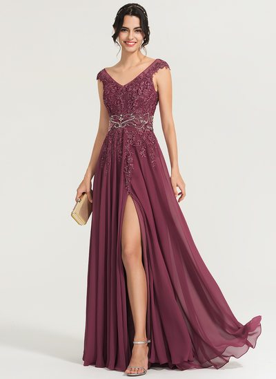 Vestidos elegantes largos de noche 2019