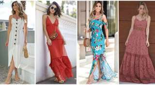 Vestidos largos casual verano 2019