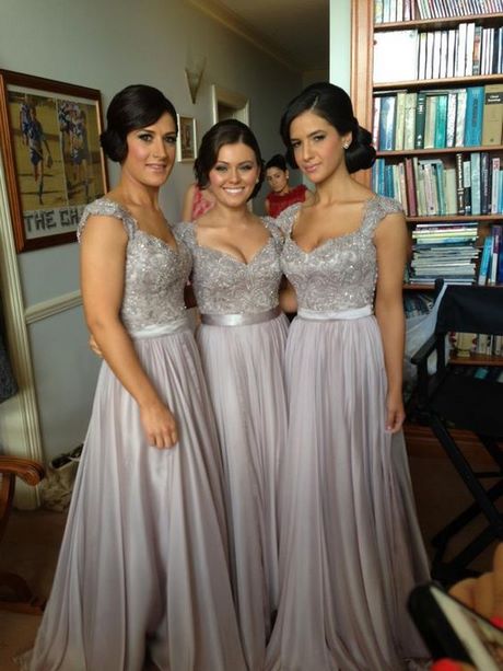 Vestidos modernos para damas de honor