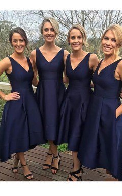 Vestidos para damas de honor azul