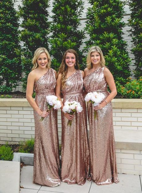 Vestidos para damas de honor color rosa