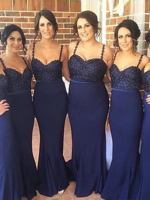 Vestidos para damas de honor en azul