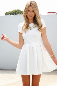 Blanco vestidos mujer