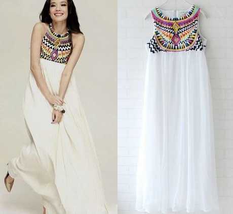 Maxi vestido blanco