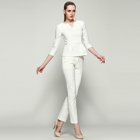 Trajes blanco para mujer