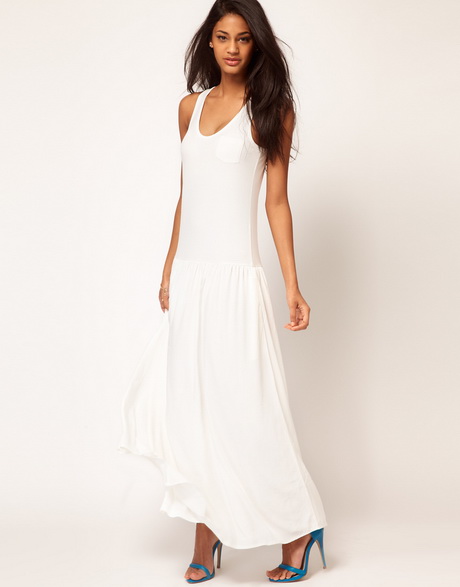 Trajes blancos largos