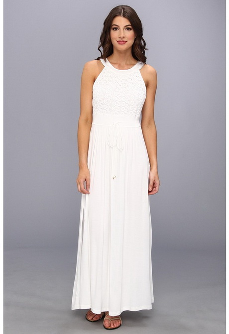 Trajes blancos largos
