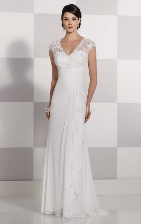 Trajes blancos largos