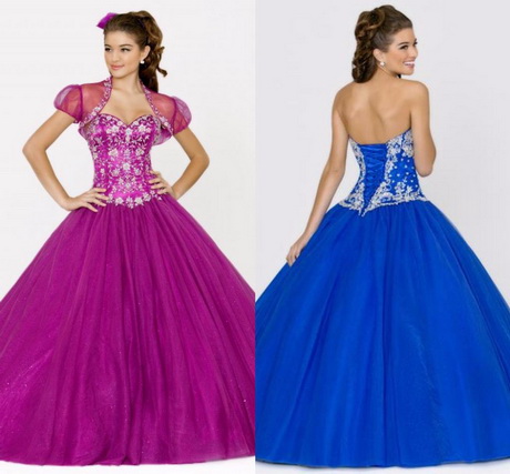 Trajes de damas para quinceaneros