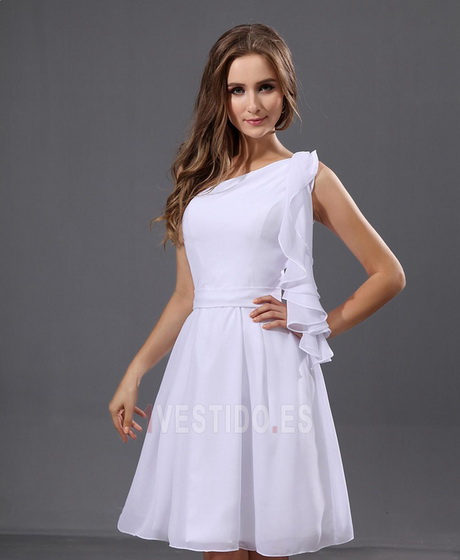 Vestido blanco sencillo