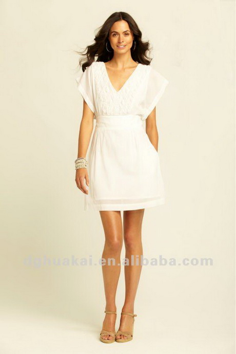 Vestido casual blanco