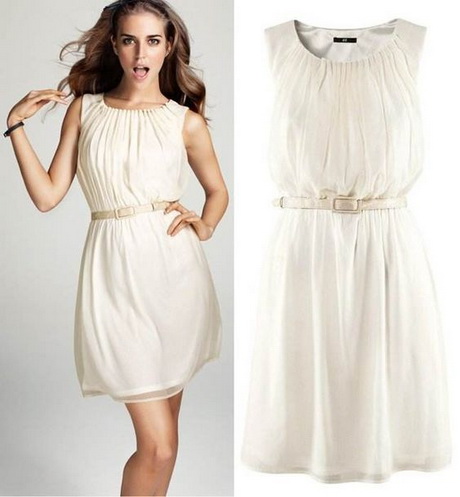 Vestido casual blanco