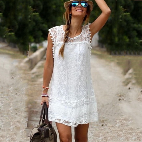 Vestido casual blanco