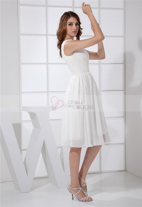 Vestido cocktail blanco