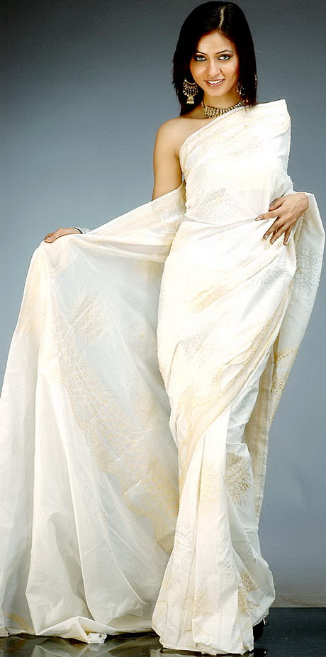 Vestido hindu blanco