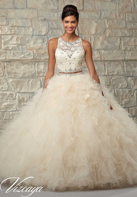Vestidos blancos para quinceañeras