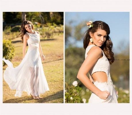 Vestidos largos blanco 2016