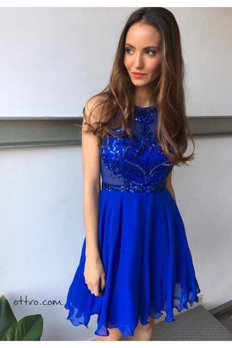 Azul vestidos
