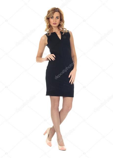 Modelo vestido negro