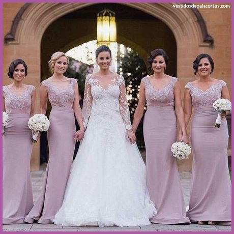 Trajes de damas de honor para bodas