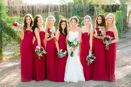 Trajes de damas de honor para bodas