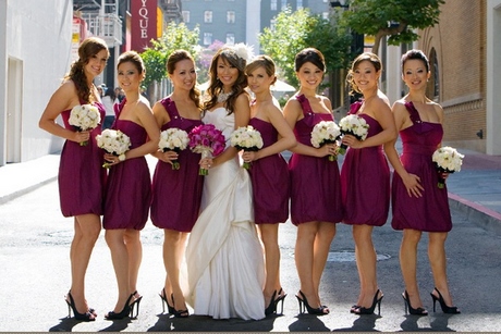 Trajes de damas de honor para bodas