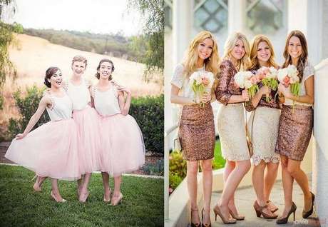 Trajes de damas de honor para bodas